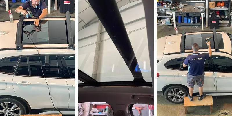 Tintado de techos solares para coches Cristalcar